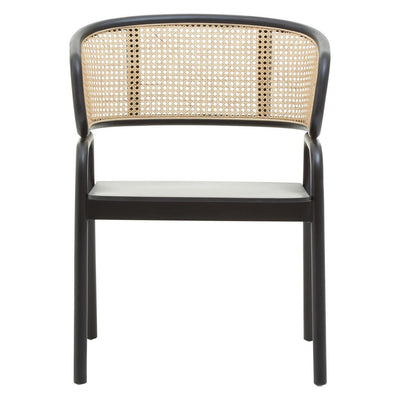 Noosa & Co. Living Corso Cane Rattan And Black Chair House of Isabella UK