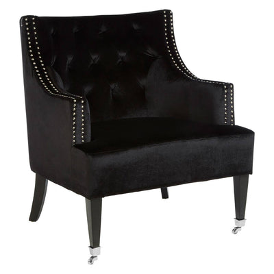 Noosa & Co. Living Darlington Black Velvet Chair House of Isabella UK
