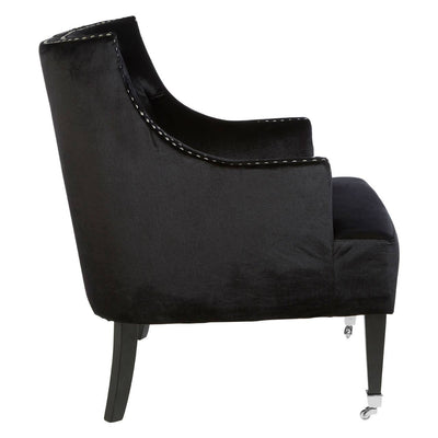 Noosa & Co. Living Darlington Black Velvet Chair House of Isabella UK