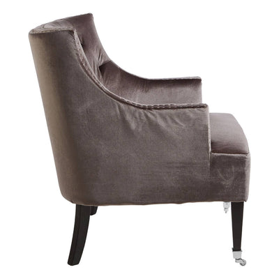 Noosa & Co. Living Darlington Grey Velvet Chair House of Isabella UK