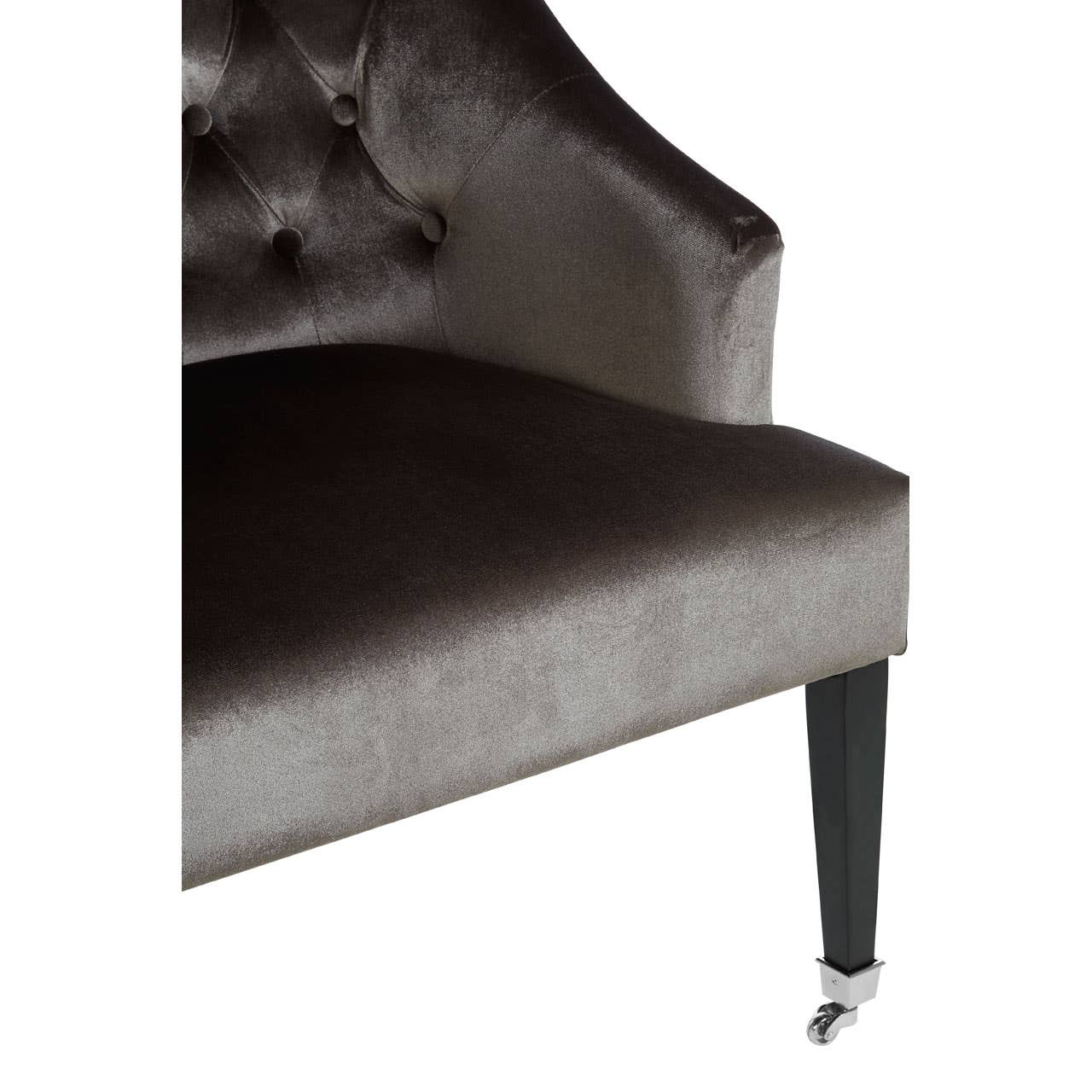 Noosa & Co. Living Darwin Grey Velvet Chair House of Isabella UK