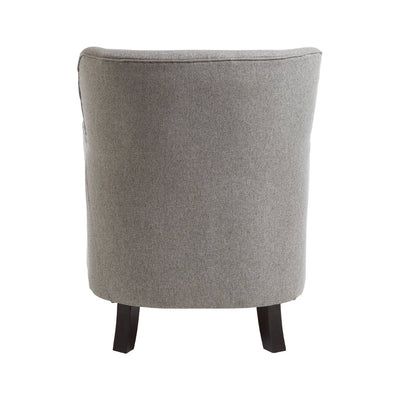 Noosa & Co. Living Decadence Grey Fabric Chair & Footstool House of Isabella UK