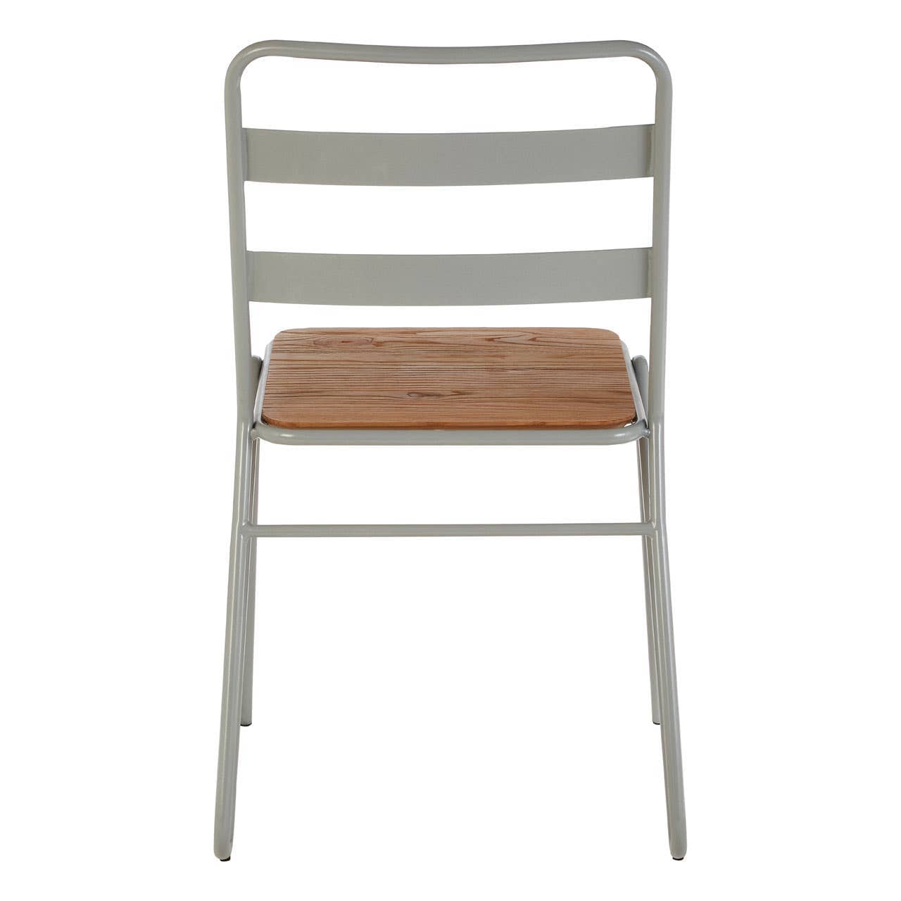 Noosa & Co. Living District Grey Metal And Elm Wood Chair House of Isabella UK