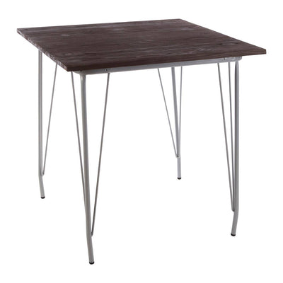 Noosa & Co. Living District Grey Metal And Elm Wood Table House of Isabella UK