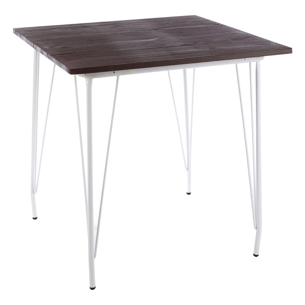 Noosa & Co. Living District White Metal And Elm Wood Table House of Isabella UK