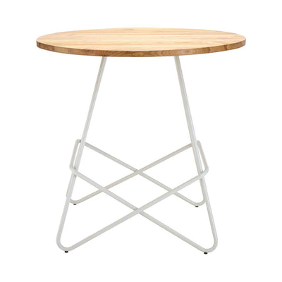 Noosa & Co. Living District White Metal Round Table House of Isabella UK
