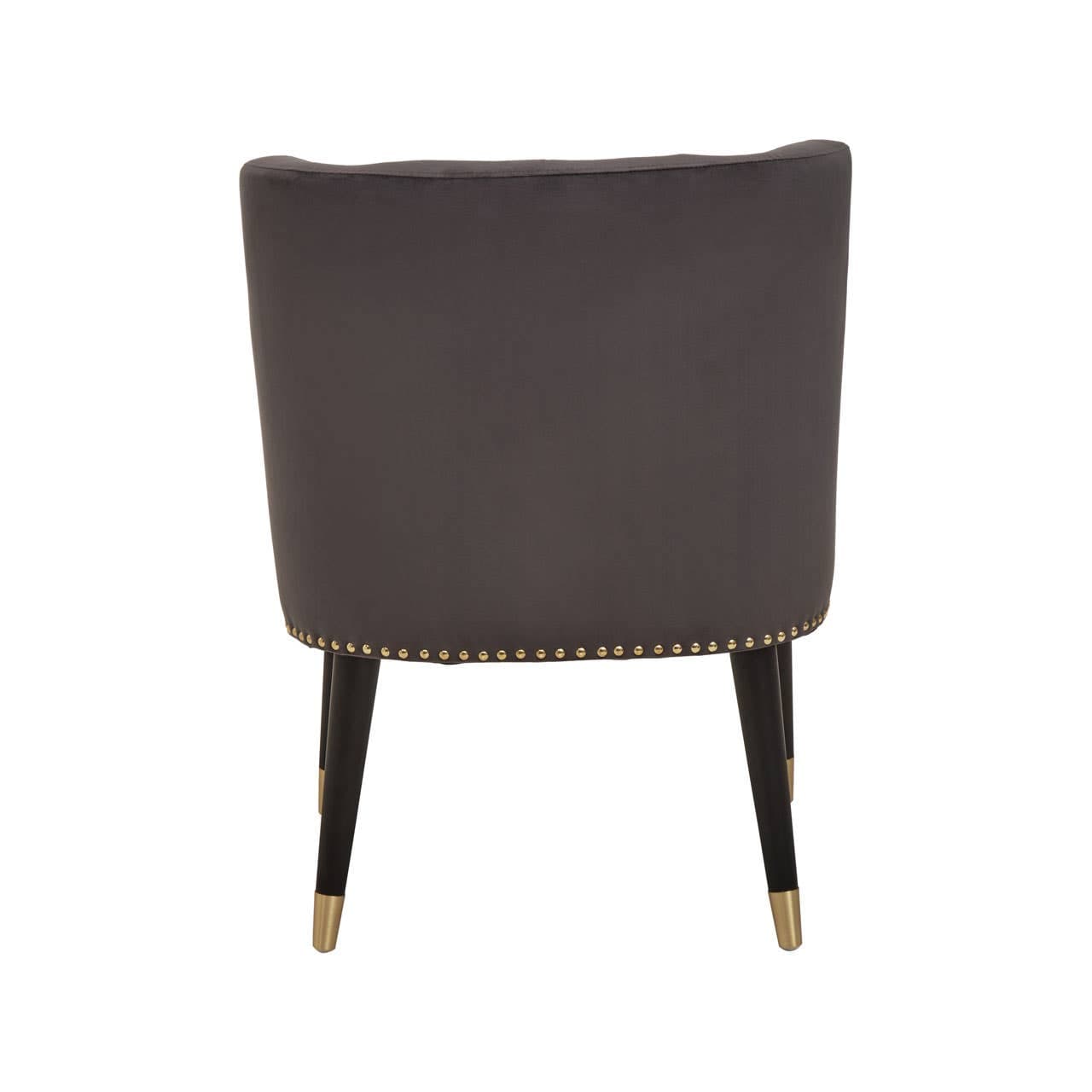 Noosa & Co. Living Doucet Stone Grey Chair With Black Legs House of Isabella UK