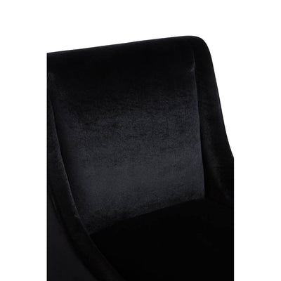 Noosa & Co. Living Downton Black Velvet Chair House of Isabella UK