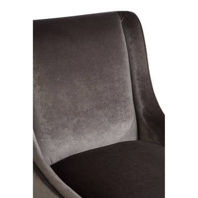 Noosa & Co. Living Downton Grey Velvet Chair House of Isabella UK