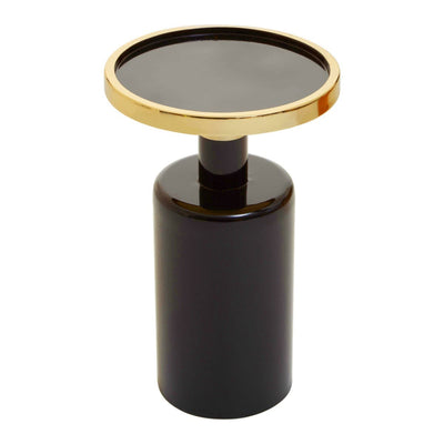 Noosa & Co. Living Elva Black And Gold Side Table House of Isabella UK