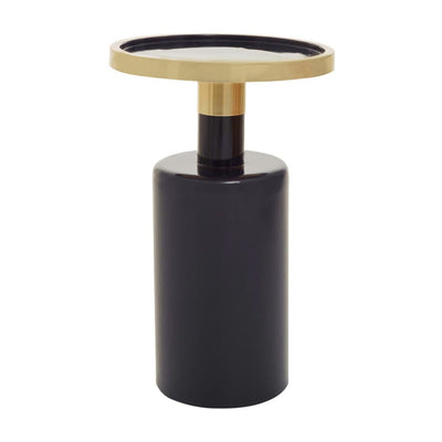 Noosa & Co. Living Elva Navy And Gold Side Table House of Isabella UK