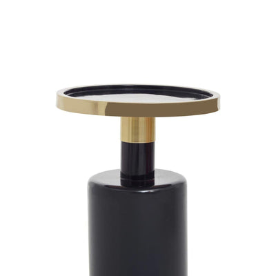 Noosa & Co. Living Elva Navy And Gold Side Table House of Isabella UK