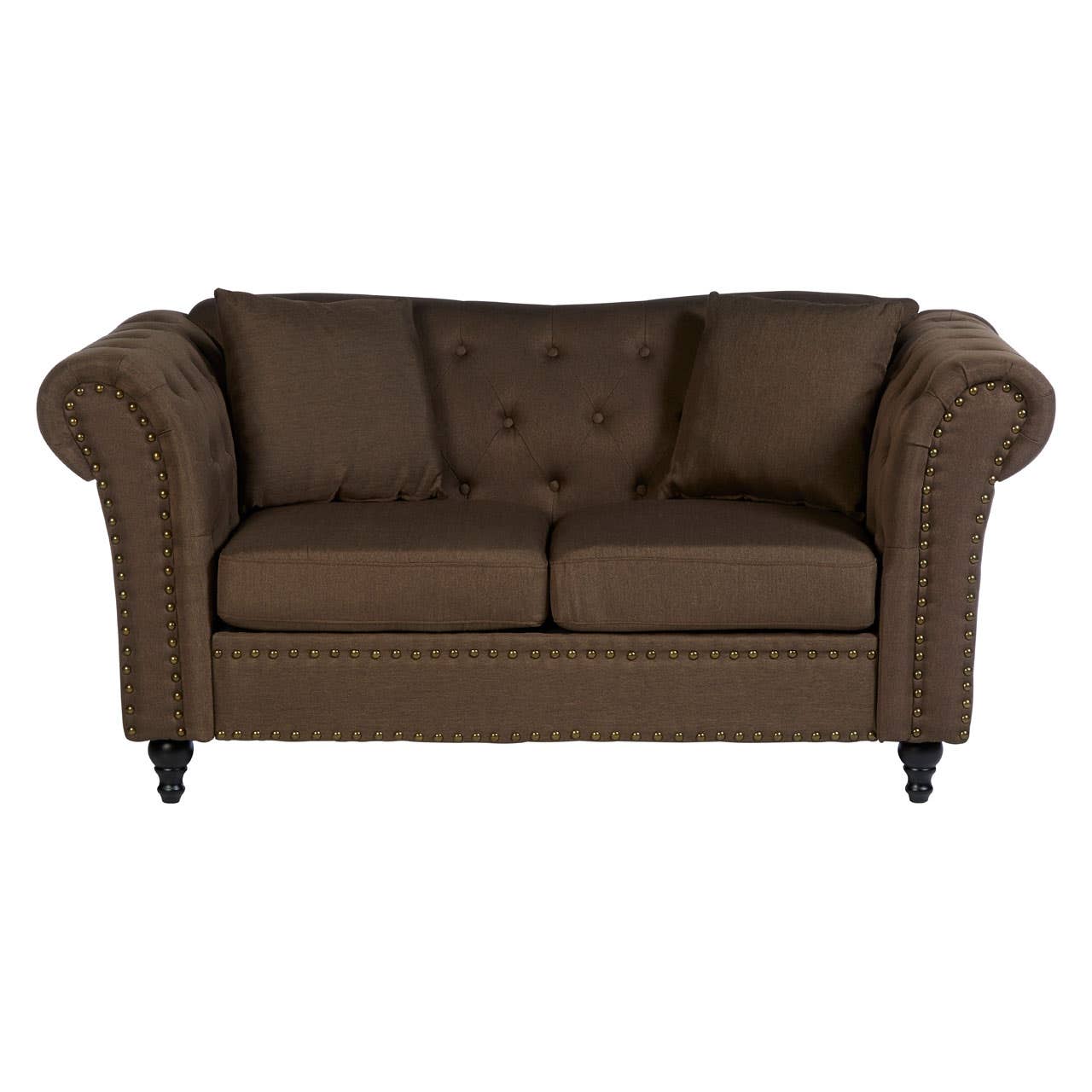 Noosa & Co. Living Fable 2 Seat Natural Chesterfield Sofa House of Isabella UK