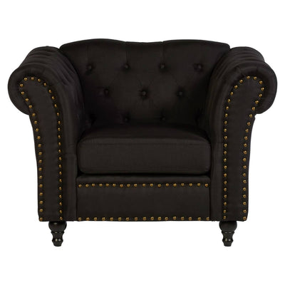 Noosa & Co. Living Fable Black Chesterfield Chair House of Isabella UK