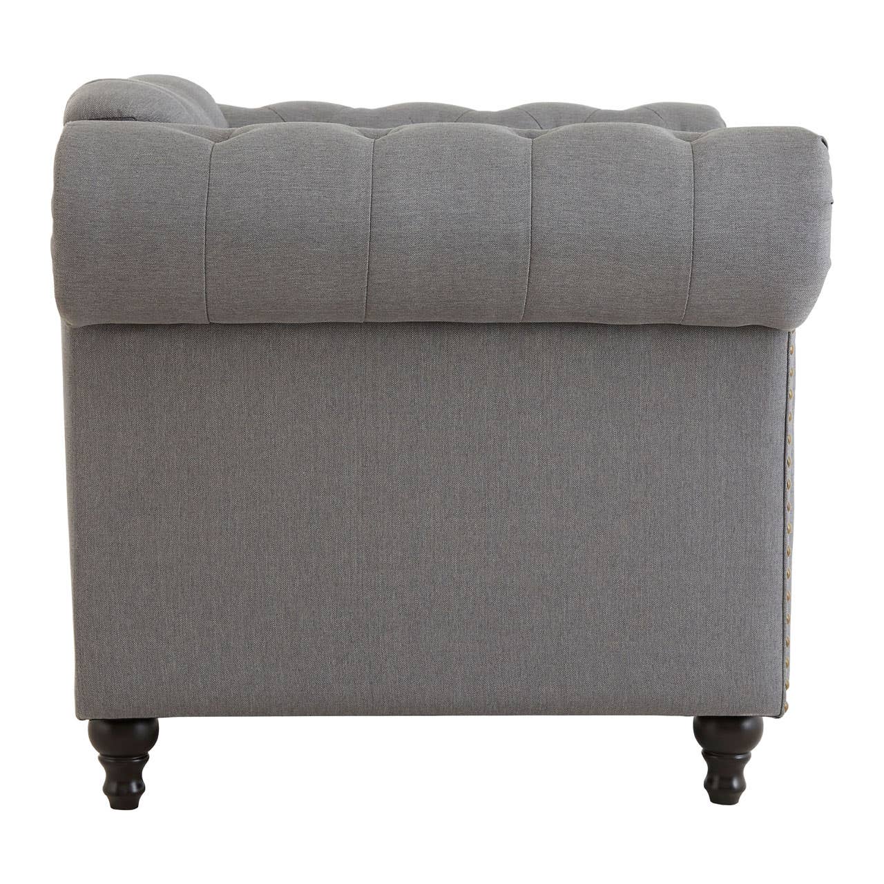 Noosa & Co. Living Fable Grey Chesterfield Chair House of Isabella UK
