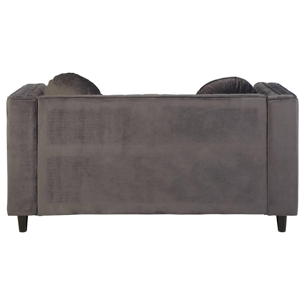 Noosa & Co. Living Farah 2 Seat Grey Velvet Sofa House of Isabella UK