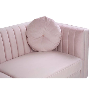 Noosa & Co. Living Farah 3 Seat Pink Velvet Sofa House of Isabella UK
