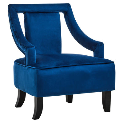 Noosa & Co. Living Faye Midnight Blue Velvet Chair House of Isabella UK