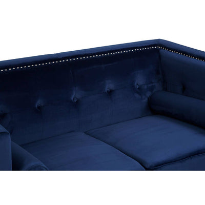 Noosa & Co. Living Felisa 2 Seat Midnight Velvet Sofa House of Isabella UK
