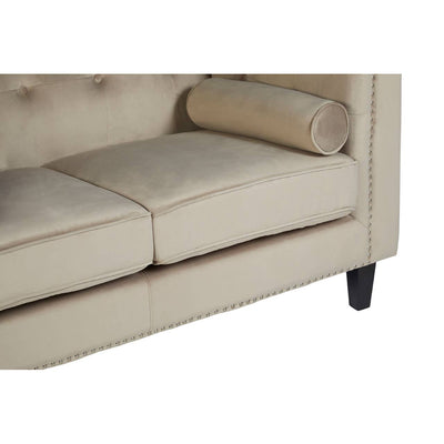 Noosa & Co. Living Felisa 2 Seat Mink Velvet Sofa House of Isabella UK