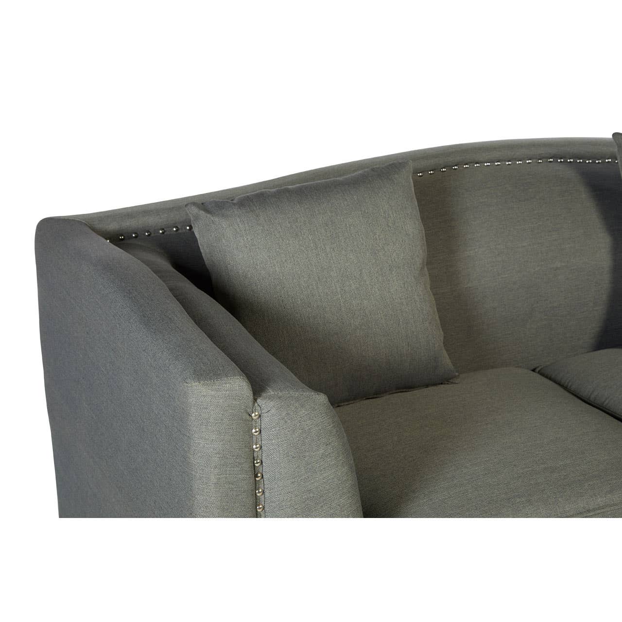 Noosa & Co. Living Feya 2 Seat Grey Fabric Sofa House of Isabella UK