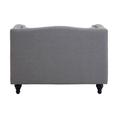 Noosa & Co. Living Feya Grey Fabric Chair House of Isabella UK