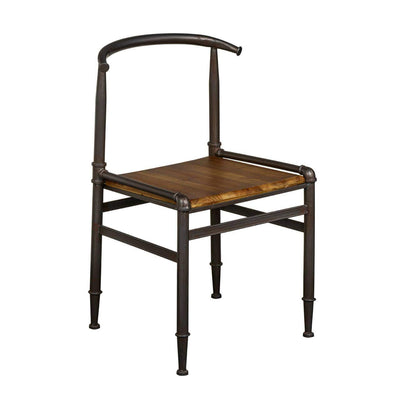 Noosa & Co. Living Foundry Fir Wood Metal Chair House of Isabella UK