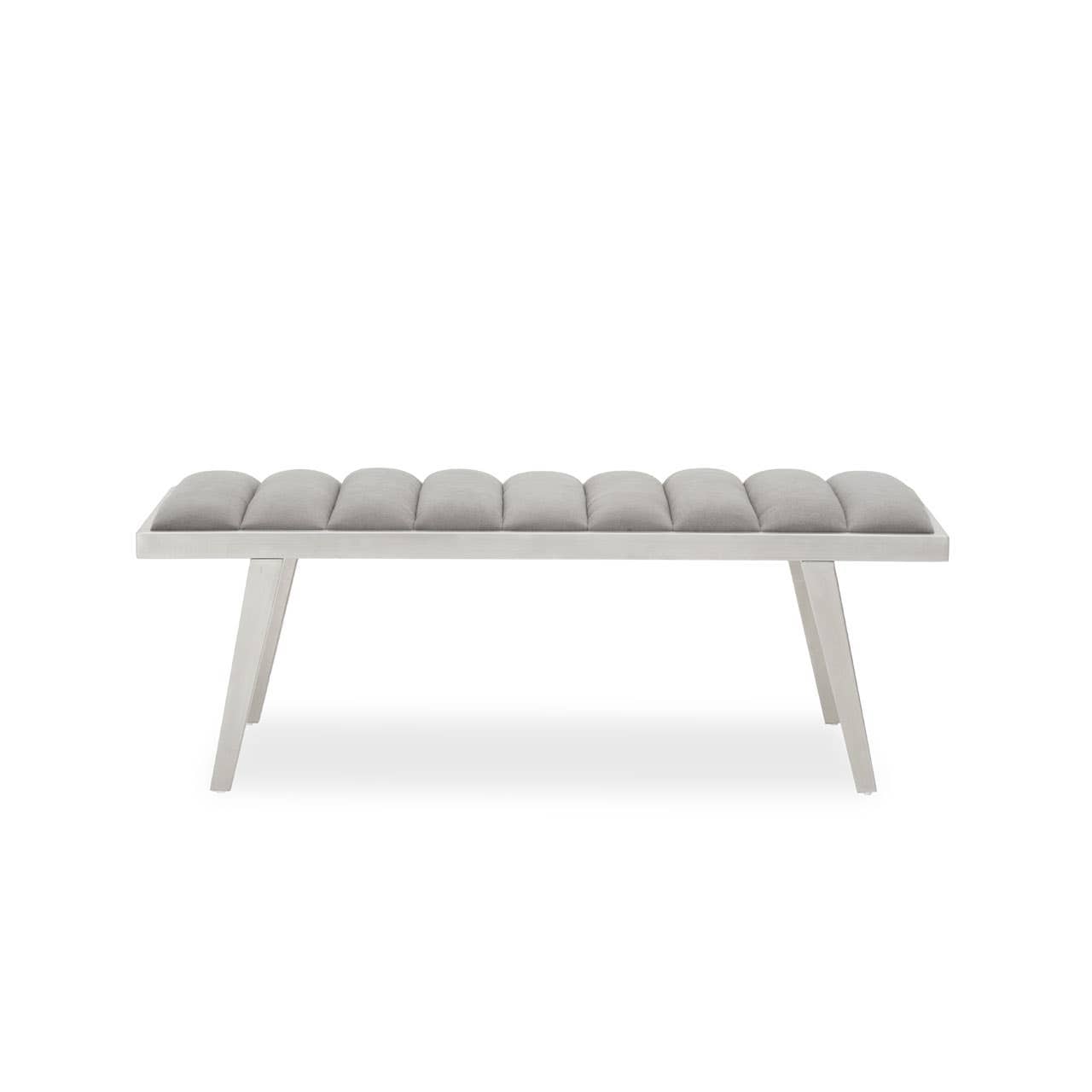 Noosa & Co. Living Gilden Grey Bench With Splayed Legs House of Isabella UK
