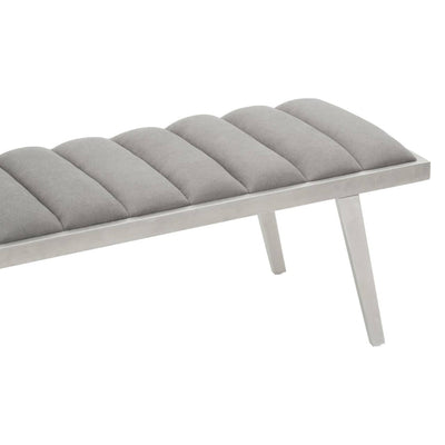 Noosa & Co. Living Gilden Grey Bench With Splayed Legs House of Isabella UK
