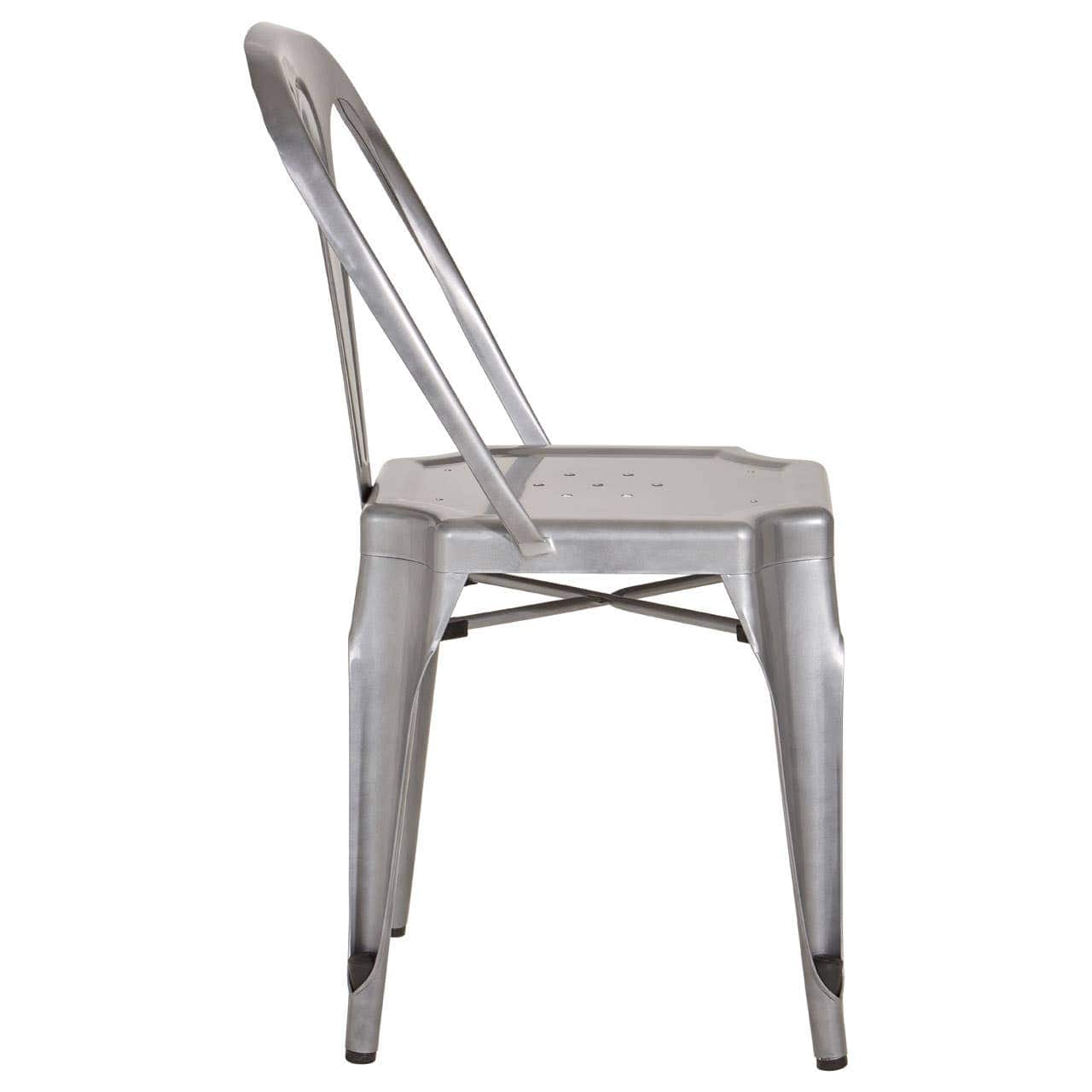 Noosa & Co. Living Grange Grey Metal Chair House of Isabella UK