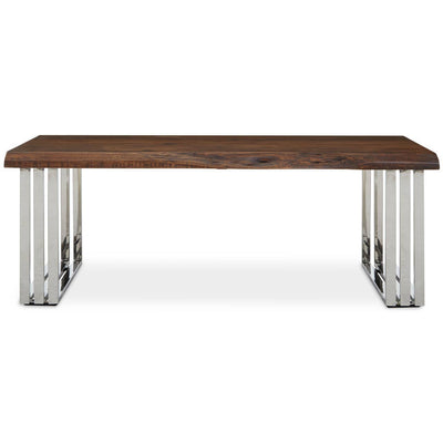 Noosa & Co. Living Hampstead Natural And Silver Coffee Table House of Isabella UK