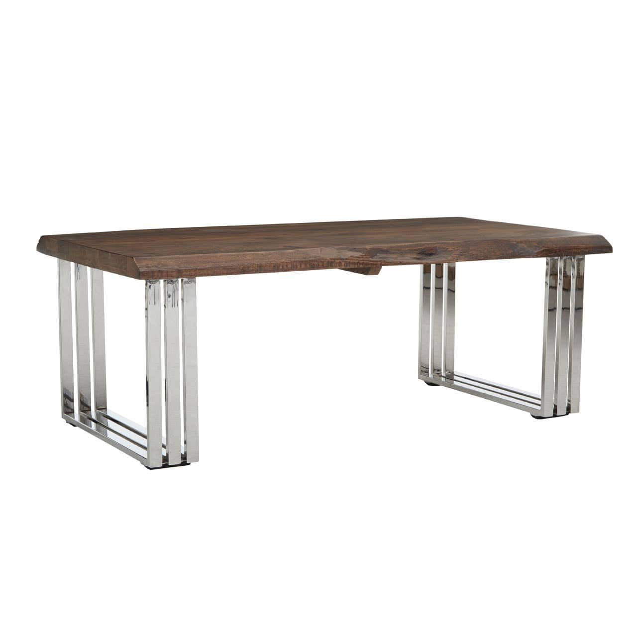 Noosa & Co. Living Hampstead Natural And Silver Coffee Table House of Isabella UK