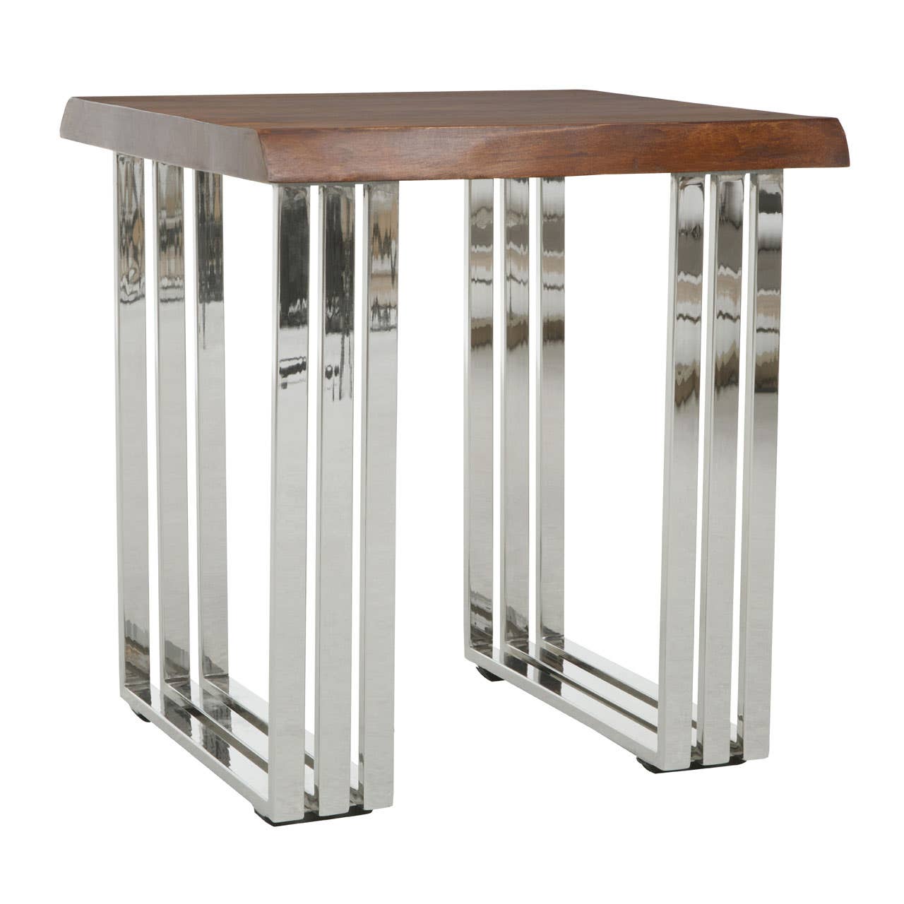 Noosa & Co. Living Hampstead Natural And Silver Small Console Table House of Isabella UK