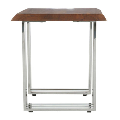 Noosa & Co. Living Hampstead Natural And Silver Small Console Table House of Isabella UK