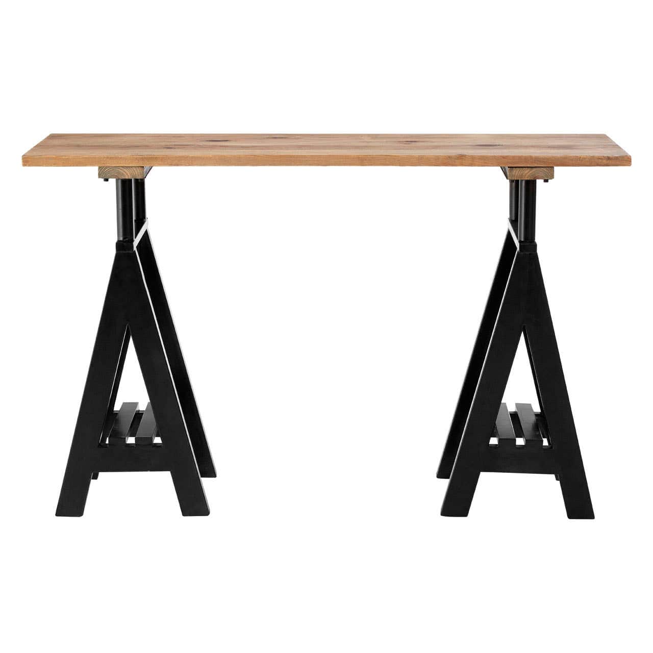 Noosa & Co. Living Hampstead Pine Wood And Iron Console Table House of Isabella UK