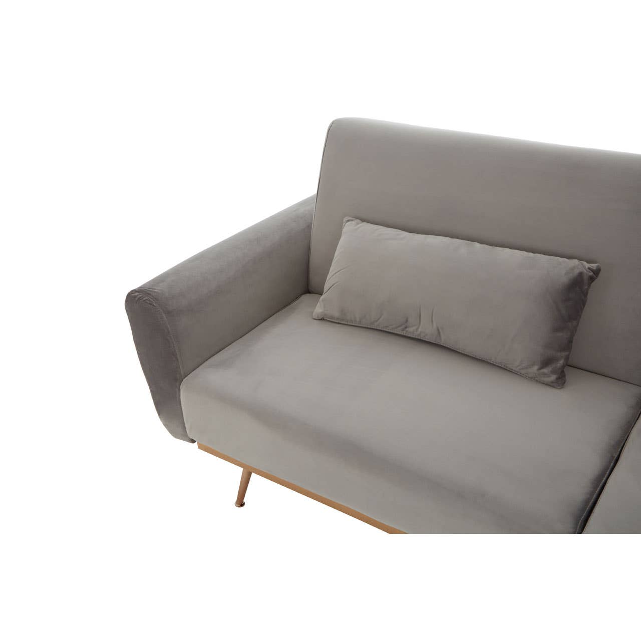 Noosa & Co. Living Hatton Grey Velvet Sofa Bed House of Isabella UK