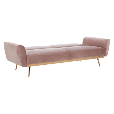 Noosa & Co. Living Hatton Pink Velvet Sofa Bed House of Isabella UK