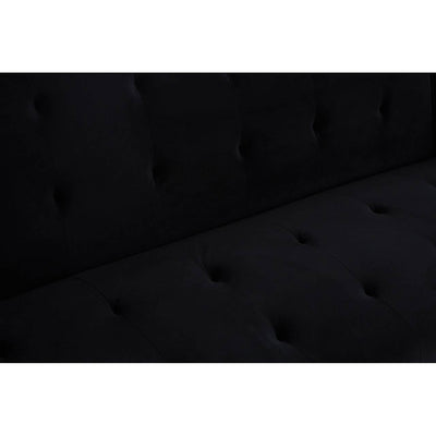 Noosa & Co. Living Hayton Black Velvet Sofa Bed House of Isabella UK