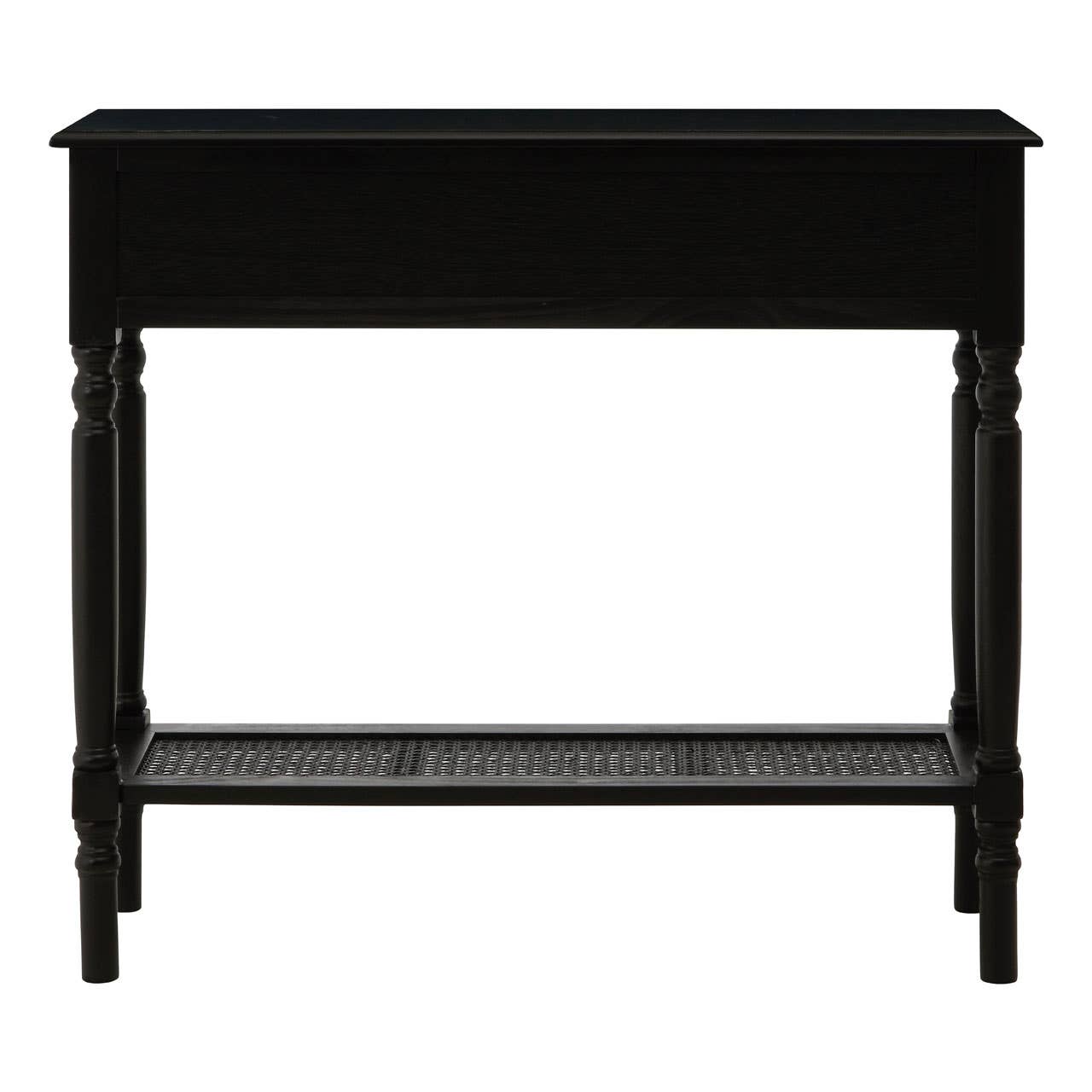 Noosa & Co. Living Heritage 2 Drawer Black Finish Console Table House of Isabella UK