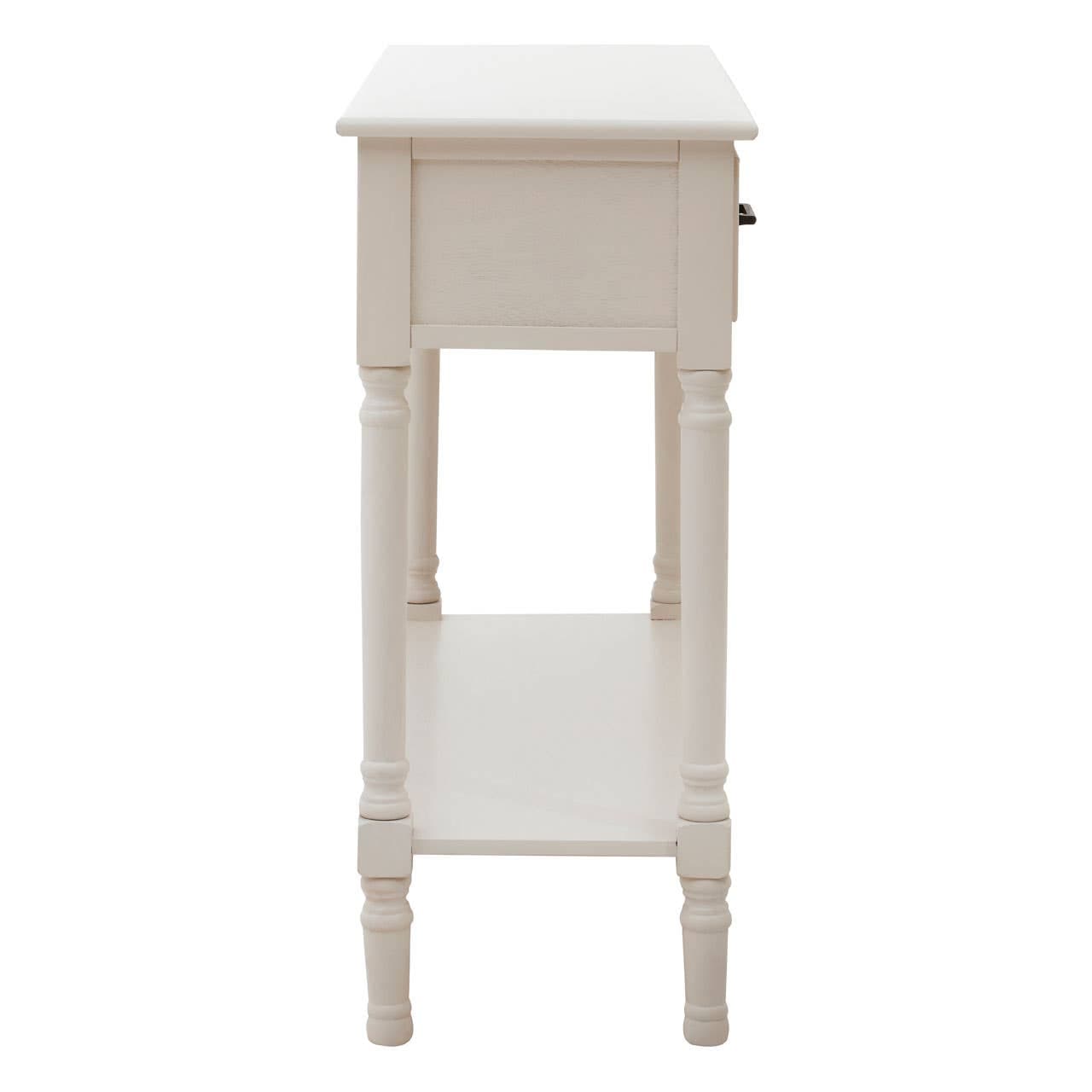 Noosa & Co. Living Heritage 2 Drawers Pearl White Console Table House of Isabella UK