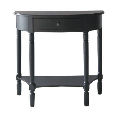Noosa & Co. Living Heritage Black 1 Drawer Console Table House of Isabella UK