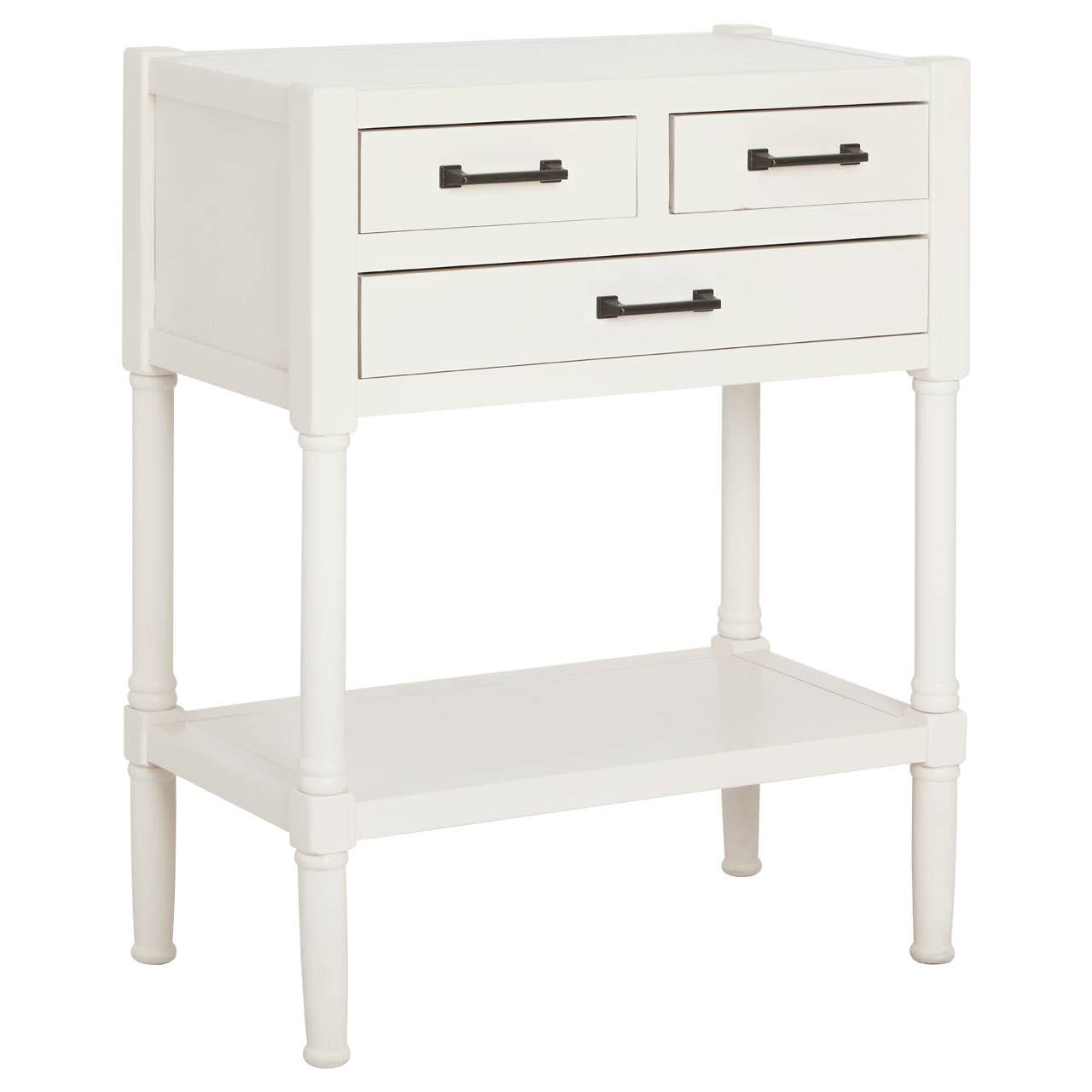 Noosa & Co. Living Heritage White Pearl Finish Console Table House of Isabella UK