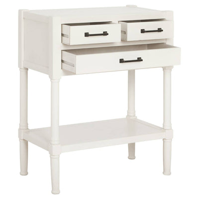Noosa & Co. Living Heritage White Pearl Finish Console Table House of Isabella UK