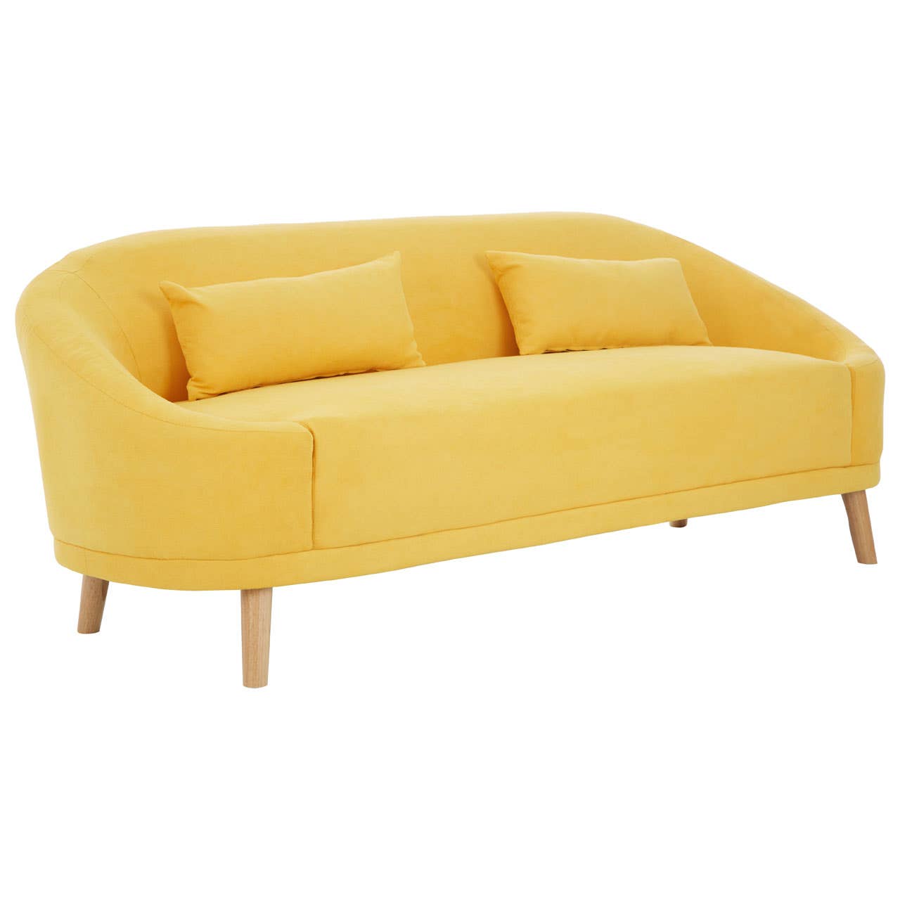 Noosa & Co. Living Holland Yellow Linen Sofa House of Isabella UK