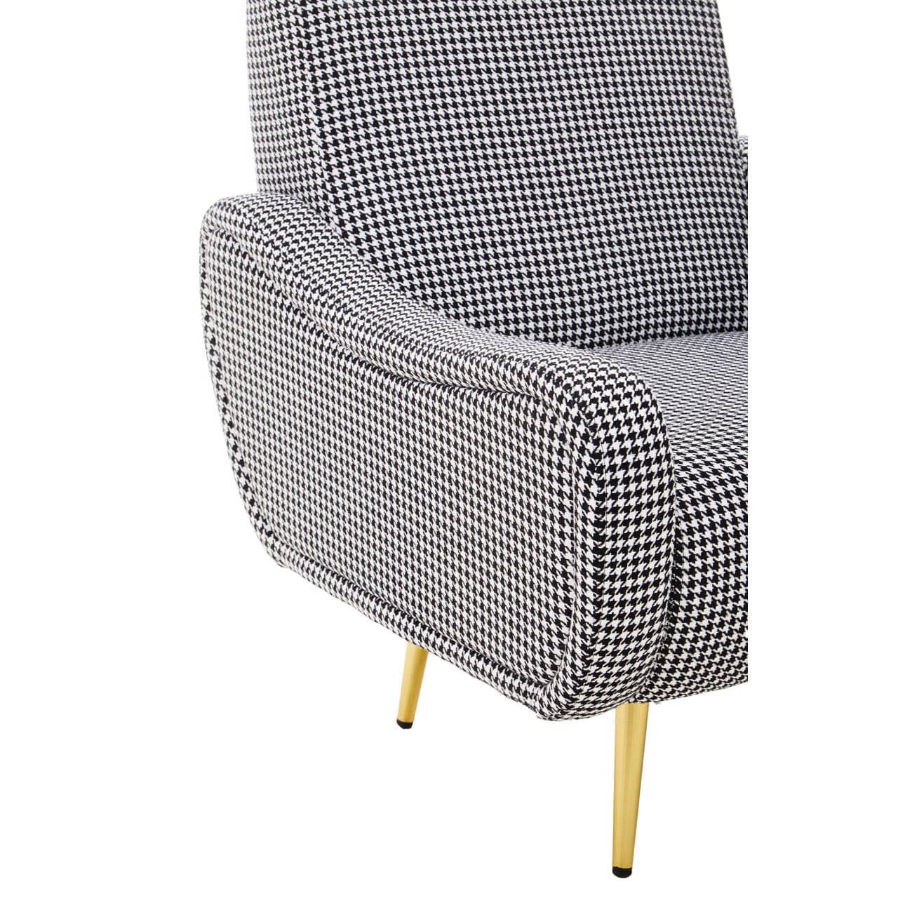 Noosa & Co. Living Holli White Checked Armchair House of Isabella UK
