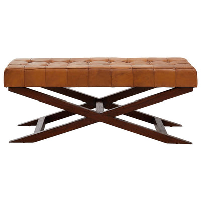 Noosa & Co. Living Inca Bench With Cross Base House of Isabella UK