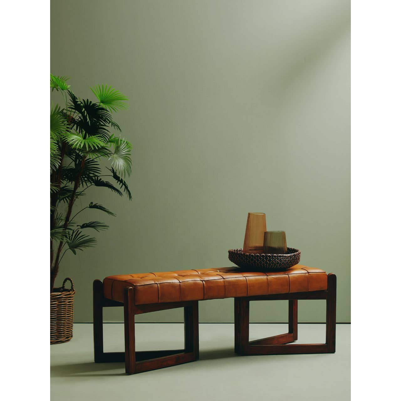 Noosa & Co. Living Inca Bench With Triangular Base House of Isabella UK