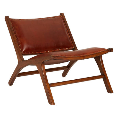 Noosa & Co. Living Inca Cow Leather Lounge Chair House of Isabella UK