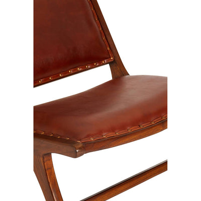 Noosa & Co. Living Inca Cow Leather Lounge Chair House of Isabella UK