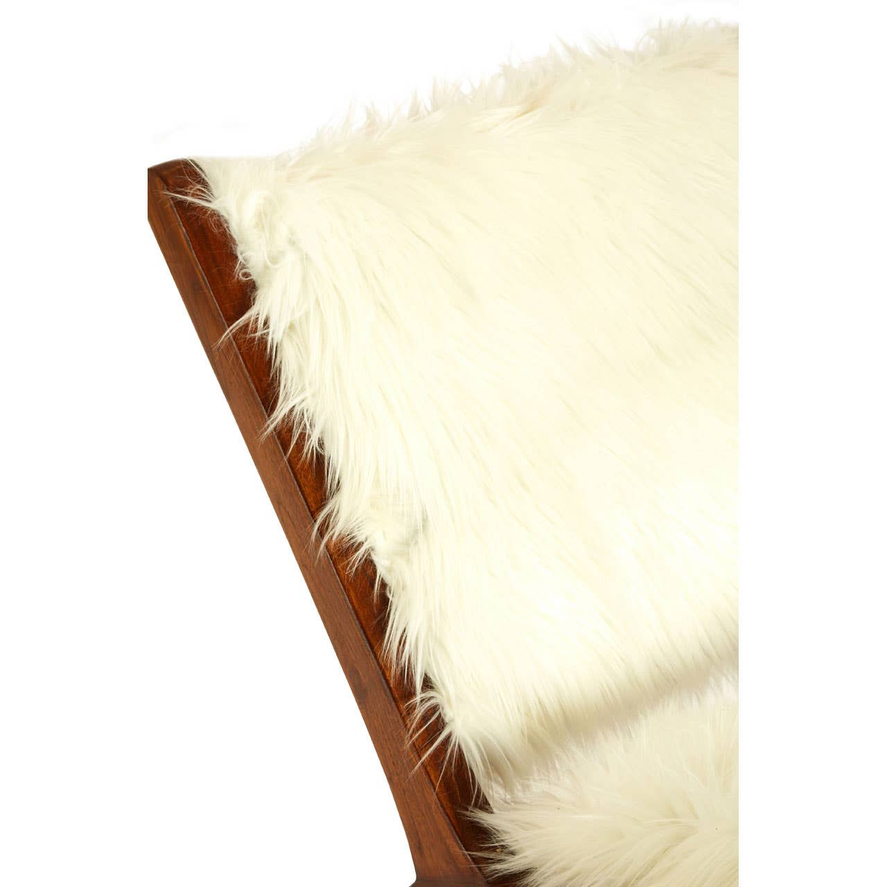 Noosa & Co. Living Inca Faux Fur Angled Chair House of Isabella UK